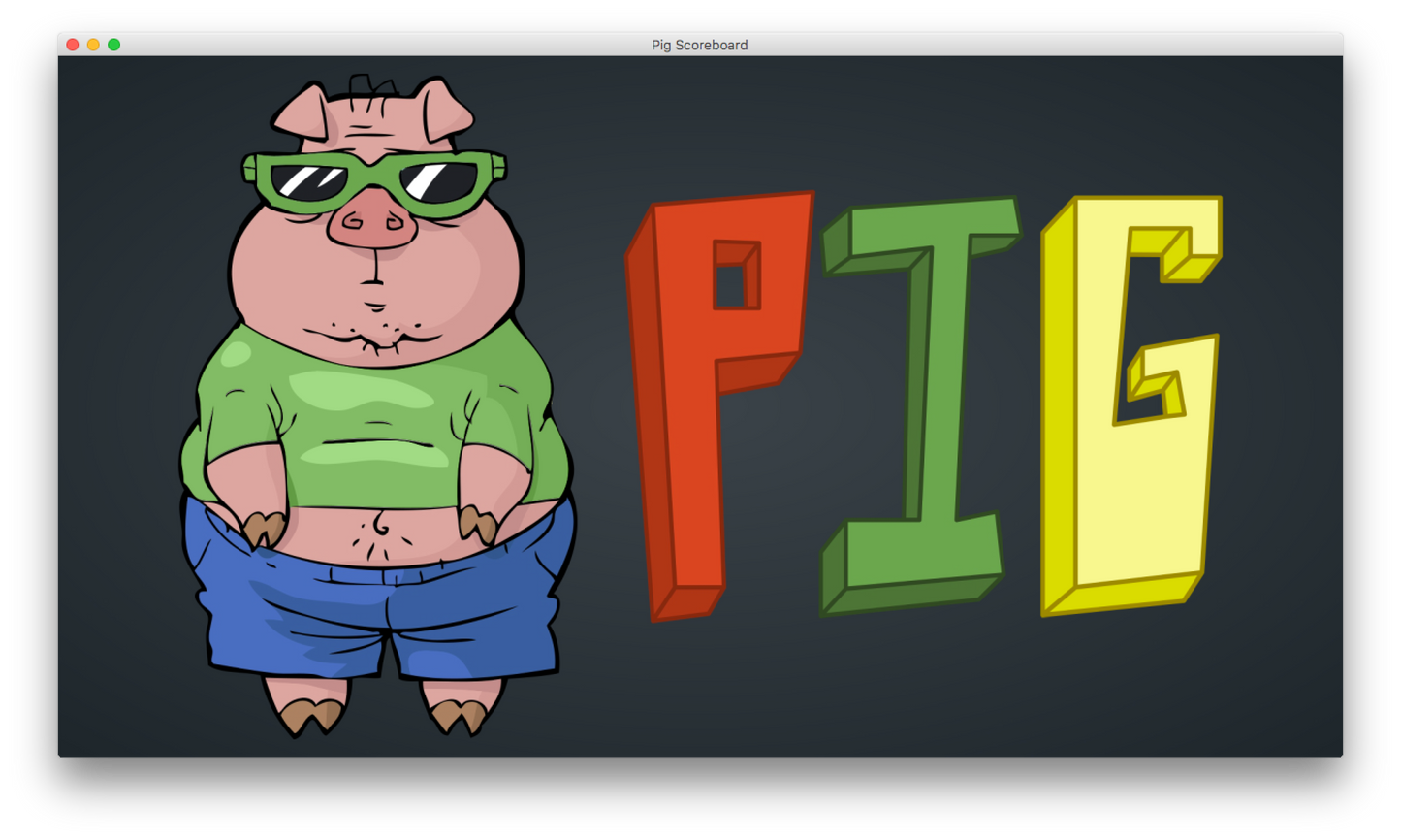 Pig Scoreboard