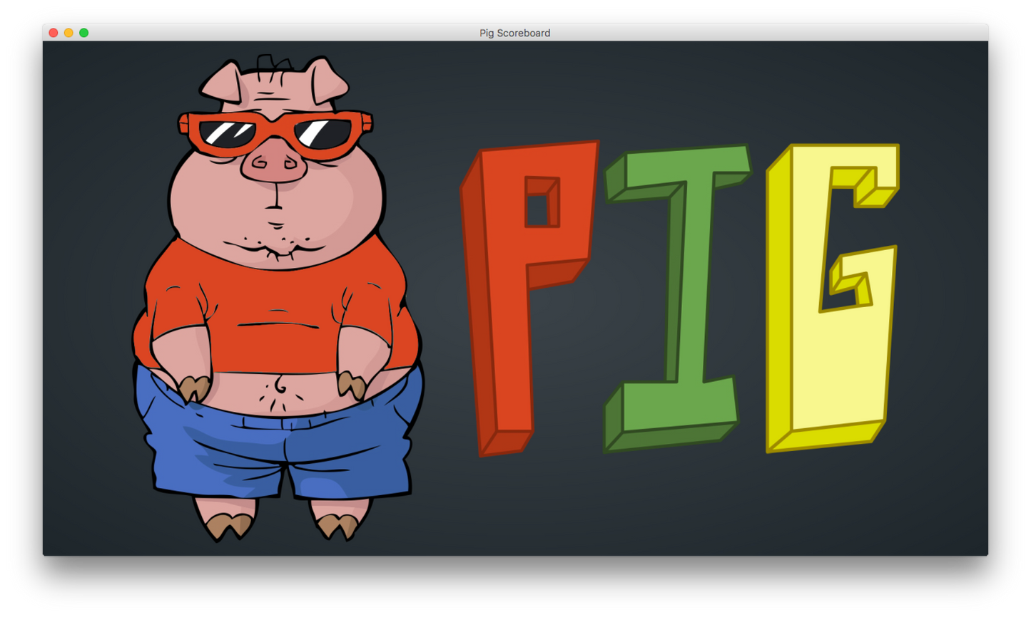 Pig Scoreboard