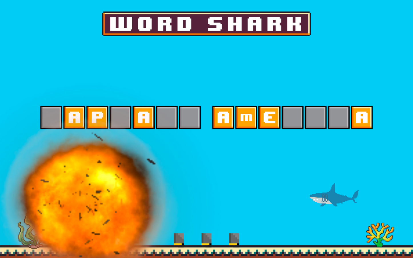 Play Word Shark Parts of Speech Free Language Arts Game for Kids